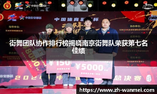 街舞团队协作排行榜揭晓南京街舞队荣获第七名佳绩